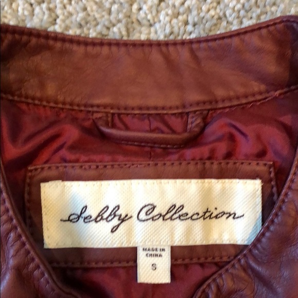 NWT Women’s Sebby Faux Leather Jacket - Picture 6 of 8